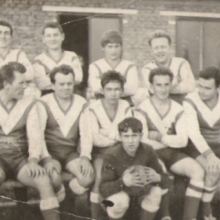 Rok 1965 Horní zleva: Mikeštík, Šafařík J.,Elsner, Jiroutek Prostřední zleva: Jirák, Kölbl, Partyka, Prvázek, Kryšpín Dole: Iránek